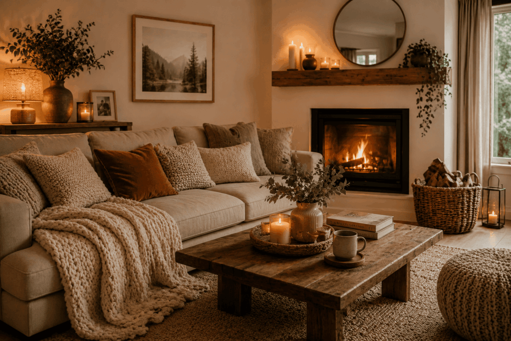 salon cosy - déco maison 