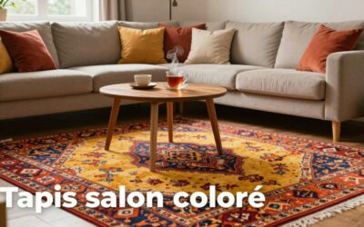 Tapis salon coloré : créez un cocon chaleureux chez vous